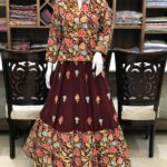 Lehenga Choli with Aari and Tilla Embroidery