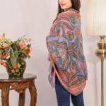 Pure Pashmina Kalamkari Shawl Wrap front