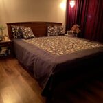 Black Raw Silk Kashmiri Embroidered Bed Cover