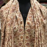 White Jamawar Sozni Pure Pashmina Hand Embroidered Shawl