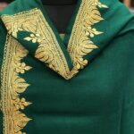 Pure Merino Wool Shawl With Tilla Hand Embroidery