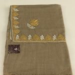 Pure Merino Wool Shawl With Tilla Hand Embroidery