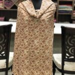 White Jamawar Sozni Pure Pashmina Hand Embroidered Shawl