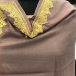 Pure Merino Wool Shawl With Tilla Hand Embroidery