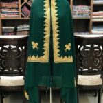 Pure Merino Wool Shawl With Tilla Hand Embroidery
