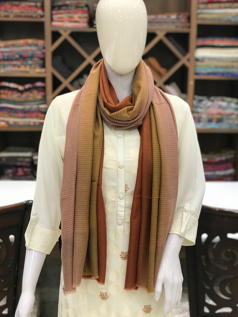 Pure Pashmina Ombre Stole