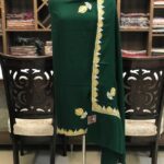 Pure Merino Wool Shawl With Tilla Hand Embroidery