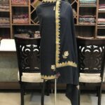 Pure Merino Wool Shawl With Tilla Hand Embroidery