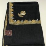 Pure Merino Wool Shawl With Tilla Hand Embroidery