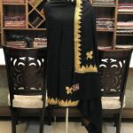 Pure Merino Wool Shawl With Tilla Hand Embroidery