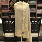 Pure Merino Wool Shawl With Tilla Hand Embroidery