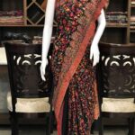 Modal Silk Black Kani Weave Saree