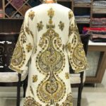 Woollen Kashmiri Long Jacket With Allover Jaal Embroidery