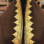 Pure Merino Wool Shawl With Tilla Hand Embroidery
