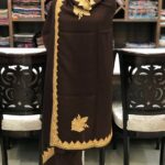 Pure Merino Wool Shawl With Tilla Hand Embroidery