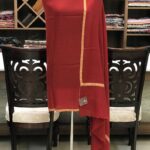 Pure Pashmina Shawl with Border Sozni Hand Embroidery