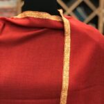 Pure Pashmina Shawl with Border Sozni Hand Embroidery