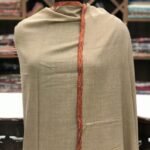 Pure Pashmina Shawl with Border Sozni Hand Embroidery