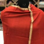 Pure Pashmina Shawl with Border Sozni Hand Embroidery