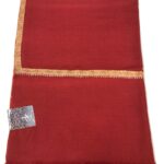 Pure Pashmina Shawl with Border Sozni Hand Embroidery