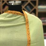 Pure Pashmina Shawl with Border Sozni Hand Embroidery