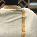 Pure Pashmina Shawl with Border Sozni Hand Embroidery