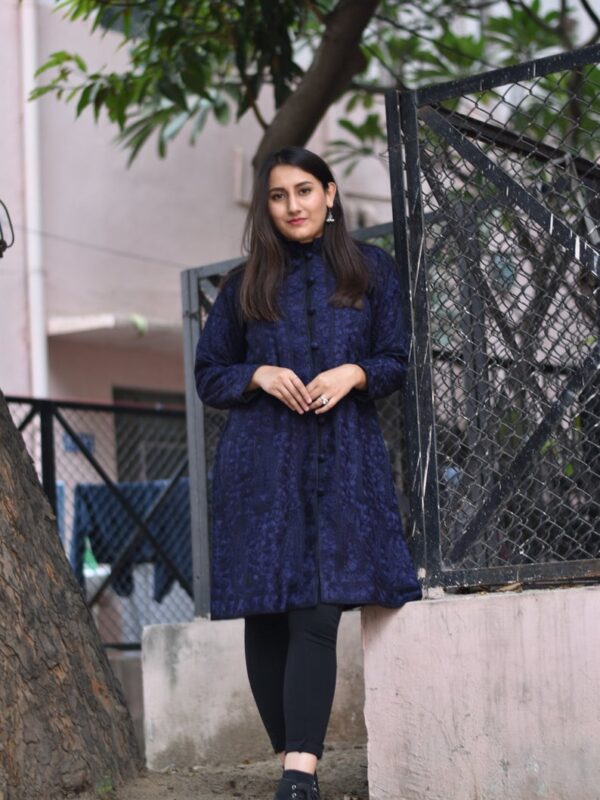 Paisley Jamawar Embroidered Women Coat