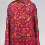 Silk Modal Magenta Floral Kani Dupatta