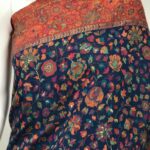 Blue Modal Silk Floral Jaal Kani Weave Saree
