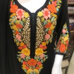 A stunningly fabulous Indian Ethnic fusion embroidered salwar suit, which you can wear on any occasion and receive many compliments. 2