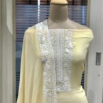 Croatia Lace Fused with Thread Embroidery Salwar Suit 2