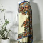 Pure Crepe Hand Painted Kalamkari Saree