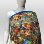Pure Crepe Hand Painted Kalamkari Saree 2