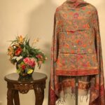 Mouse Grey Silk Kani Weave Dupatta
