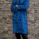 Raw Silk Kurta Pyjama with Kashmiri Aari Embroidery