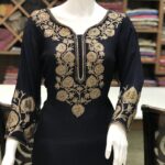 Hand Swarovski and Silk Thread Work Salwar Suit 2