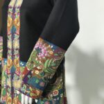 Tootoo Papier Mache Hand Embroidered Pure Wool Jacket close up