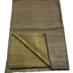 Tilla Weave Reversible Pure Pashmina Stole: Beige