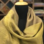 Tilla Weave Reversible Pure Pashmina Stole: Beige wrap