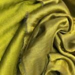 Tilla Weave Reversible Pure Pashmina Stole: Pear Green wrap