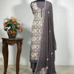 Zari & Aari Fusion Kashmiri Woman Suit