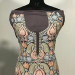 Zari & Aari Fusion Kashmiri Woman Suit Front