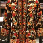 Brown Short Embroidered Kashmiri Jacket Front