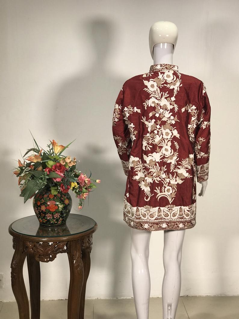 Short Length Embroidered Jacket Back Short Length Embroidered Jacket Back