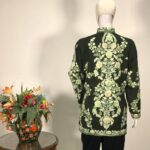 Black Jacket, Kashmiri Embroide Women Bohemian Jackets Back