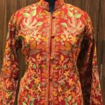 Maroon Kashmiri Jacket With Chinar Jaal Embroidery
