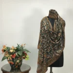 Bottle Green Soft Fine Wool Kani Stole