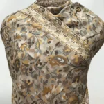 Beige Soft Fine Wool Kani Stole close up