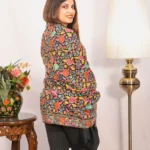 Black Hand Papier Mache Jamawar Pure Pashmina Shawl