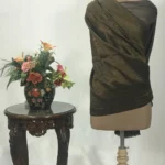 Zari Reversible Brown Pure Pashmina Shawl